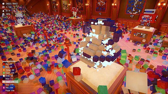 Pixel Chaos: Tidy Up the Museum