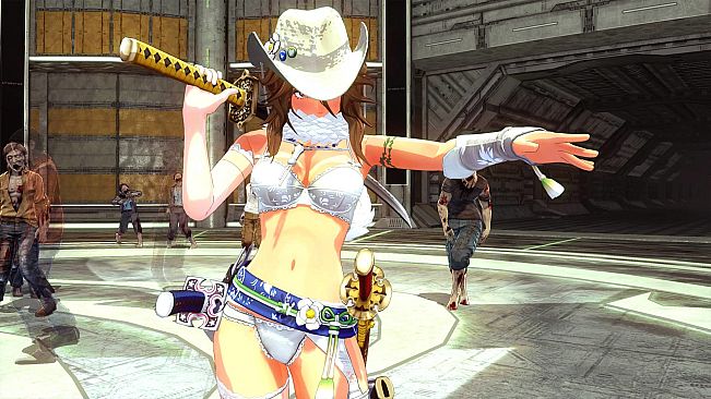 Exclusive Aya Costume: Sexy Combat Uniform Wedding White