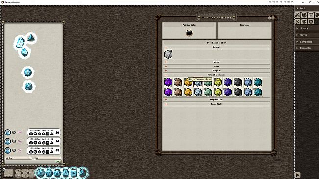 Fantasy Grounds - Ring of Elements Dice Pack