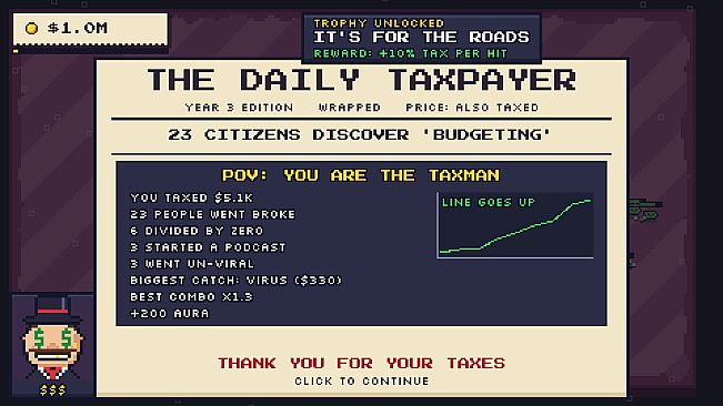 THANK YOU FOR YOUR TAXES