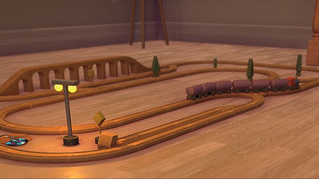 Attic Transit Authority: Wooden Train Simulator
