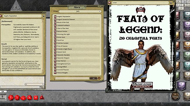Fantasy Grounds - Feats of Legend: 20 Celestial Feats (PFRPG)