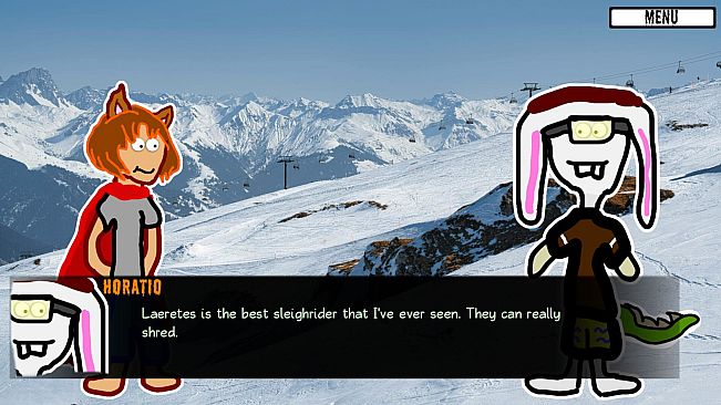 Girl Werewolf Hamlet Saves Christmas