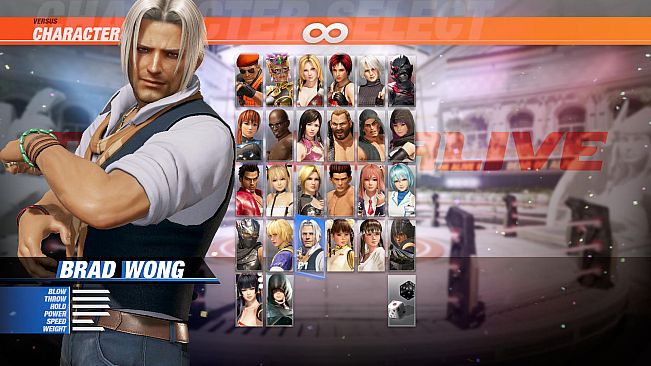 DOA6 Character: Brad Wong