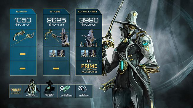 Warframe Limbo Prime Access: Stasis Pack