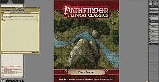 Fantasy Grounds - Pathfinder RPG - Pathfinder Flip-Mat - Classic Deep Forest