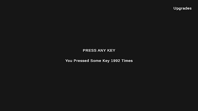 Press Any Key