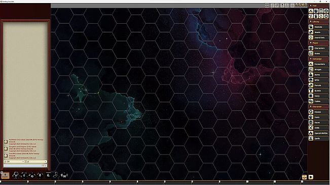 Fantasy Grounds - Starfinder RPG - Starfinder Flip-Mat - Basic Starfield