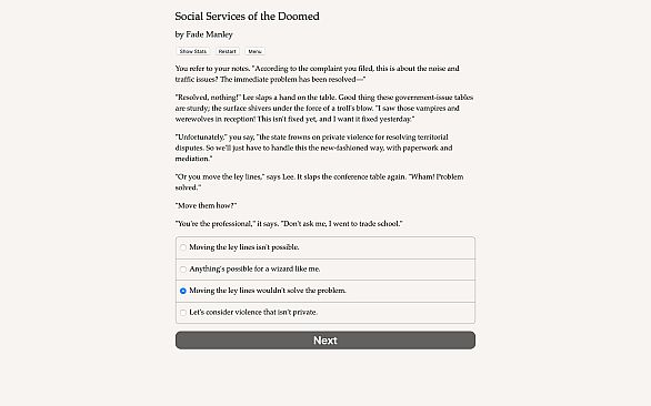 Social Services of the Doomed