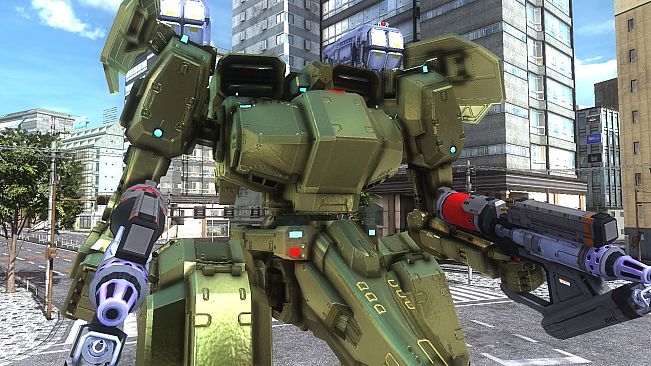 EARTH DEFENSE FORCE 5 - Air Raider Piloted Weapon: Combat Frame Gold Nyx