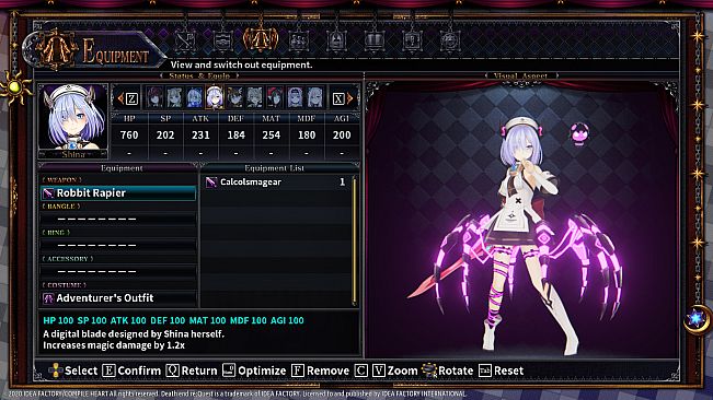 Death end re;Quest 2 - Gag Weapon Set 1