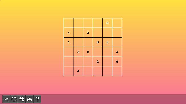 My Sudoku - Classic 6x6 Easy 3