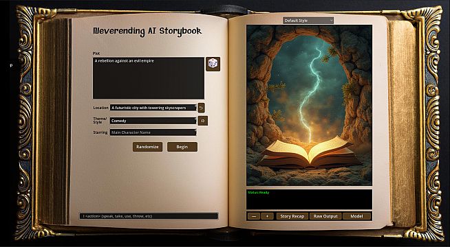 Neverending AI Storybook