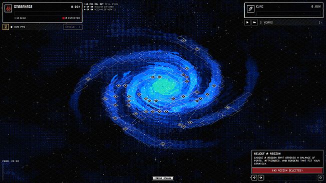 STARPHAGE: Galactic Plague Simulator