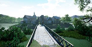 RPGScenery - River Settlement Scene