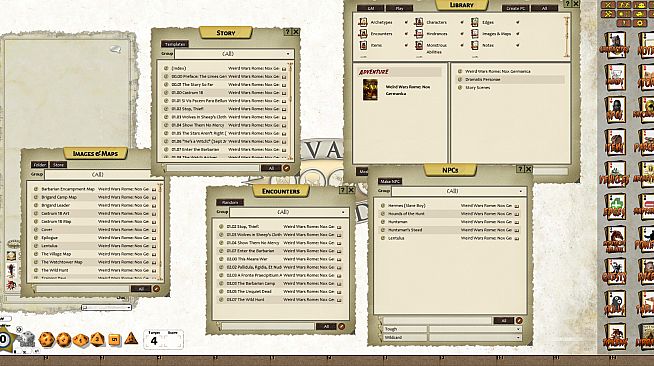 Fantasy Grounds - Weird Wars Rome: Nox Germanica (Savage Worlds)