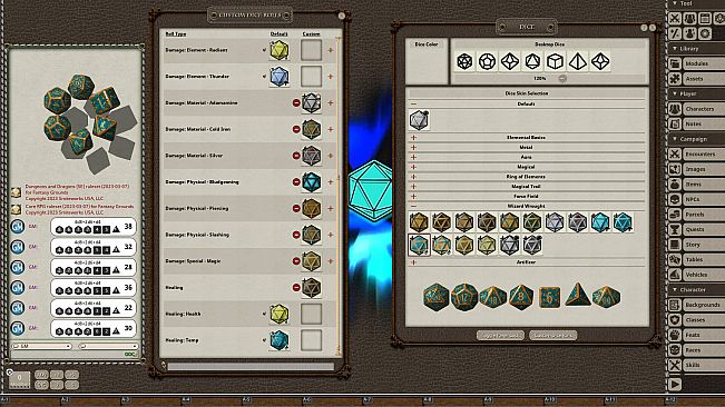Fantasy Grounds - Wizard Wrought Dice Pack
