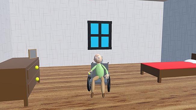 Larry's new wheelchair