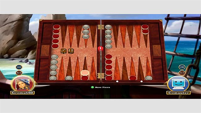 Hardwood Backgammon