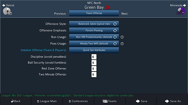 Pro Strategy Football 2021