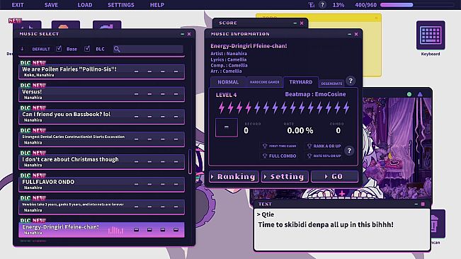 Yunyun Syndrome!? Rhythm Psychosis - Extra Song Pack feat. Nanahira