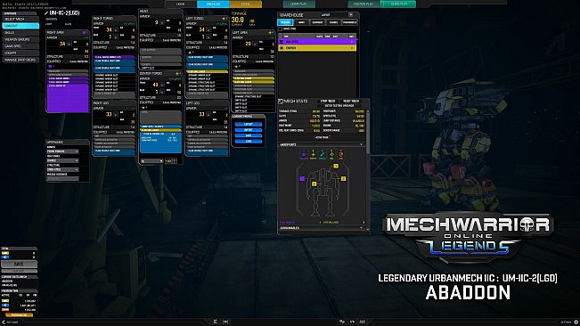 MechWarrior Online - Hashké and Abaddon Legendary Mech Pack