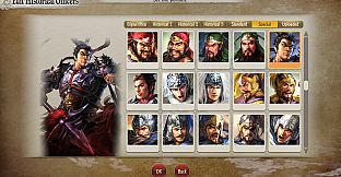 ROMANCE OF THE THREE KINGDOMS 8 REMAKE "ROMANCE OF THE THREE KINGDOMS XIII" Officer CG Portrait Set