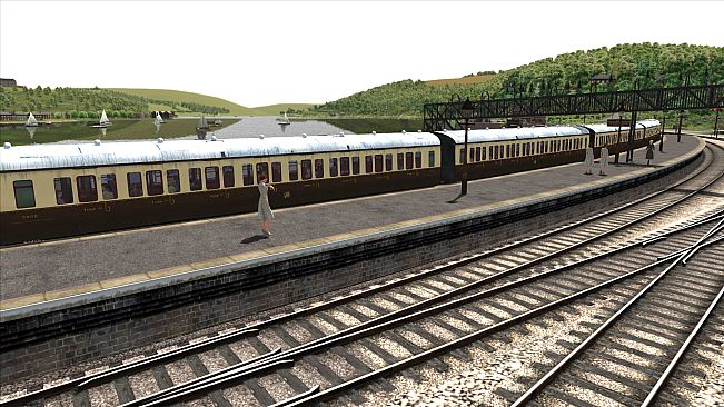 TS Marketplace: GWR High Waist Collett Coaches Pack 01 Add-On