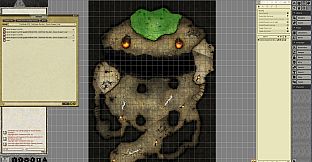 Fantasy Grounds - Pathfinder RPG - Pathfinder Flip-Mat - Classic Dragon's Lair