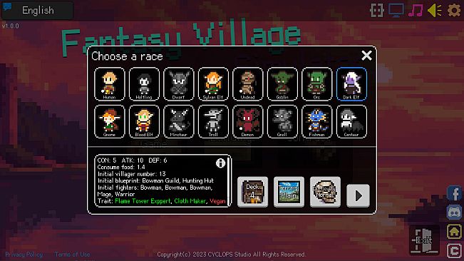 Fantasy Village Simulator