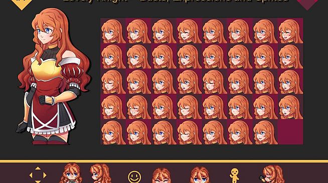 RPG Maker MZ - Lovely Knights Character Assets