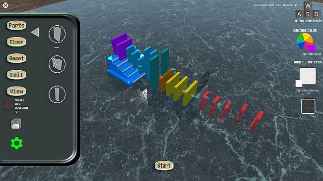 Dominoes3D Simulator
