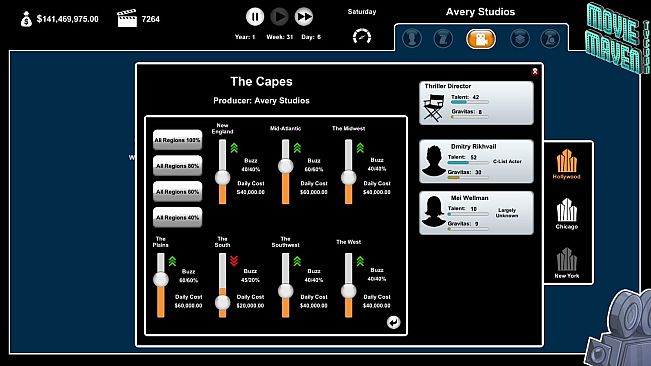 Movie Maven: A Tycoon Game