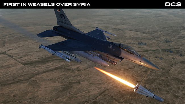 DCS: F-16C First in Weasels Over Syria Campaign by Ground Pounder Sims