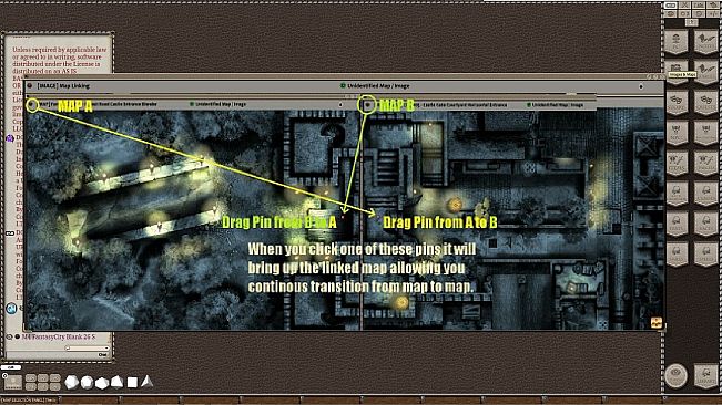 Fantasy Grounds - Meander Map Pack Fantasy City Blank Templates (Map Pack)