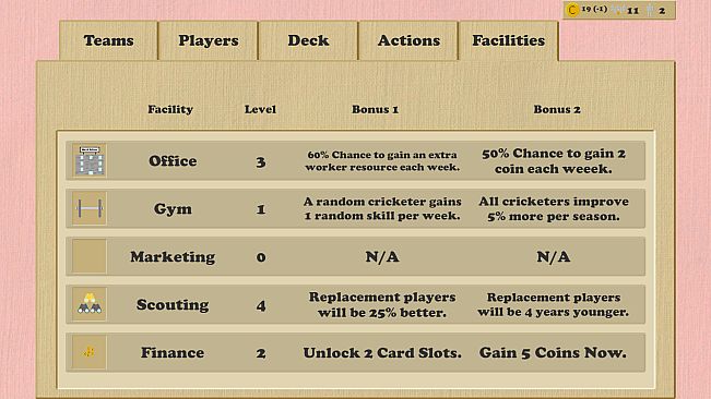 Cool Cucumber Cricket Manager