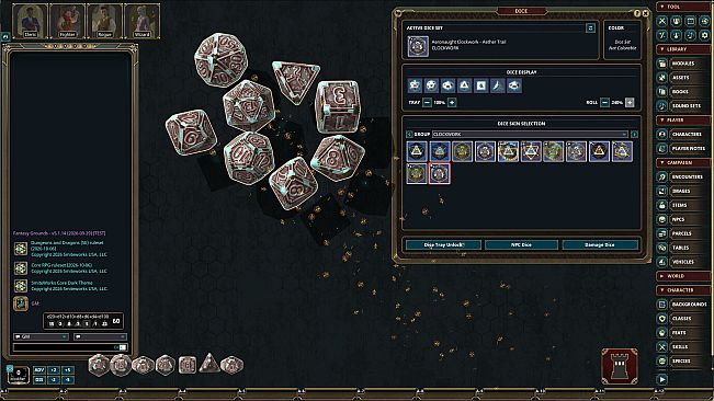 Fantasy Grounds - Clockwork Dice Pack
