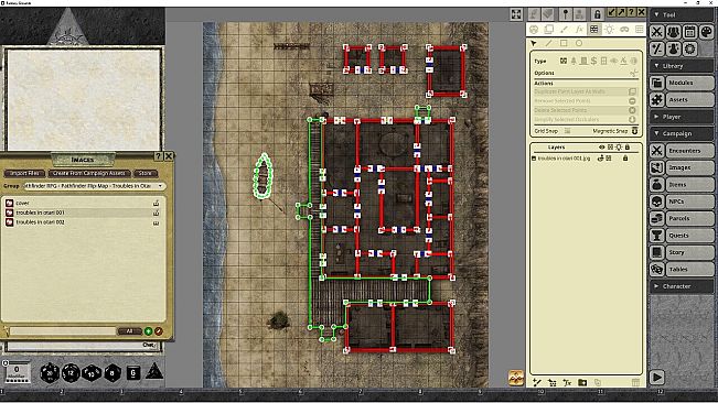 Fantasy Grounds - Pathfinder RPG - Pathfinder Flip-Mat: Troubles in Otari