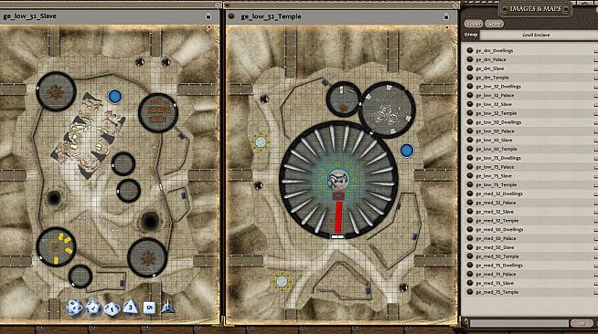 Fantasy Grounds - 0one's Colorprints #8: Gnoll Enclave (Map Pack)