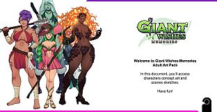 Giant Wishes: Memories - Adult Art Pack