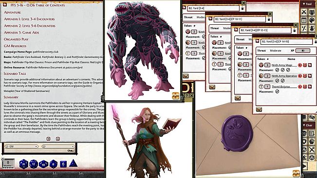 Fantasy Grounds - Pathfinder 2 RPG - Pathfinder Society Scenario #3-16: Escape from Oppara