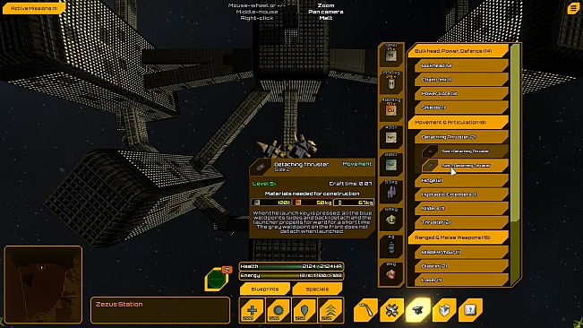 Advanced Mechanized Spacecraft