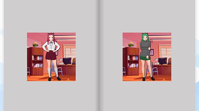 Anime Jigsaw Girls - Office ArtBook