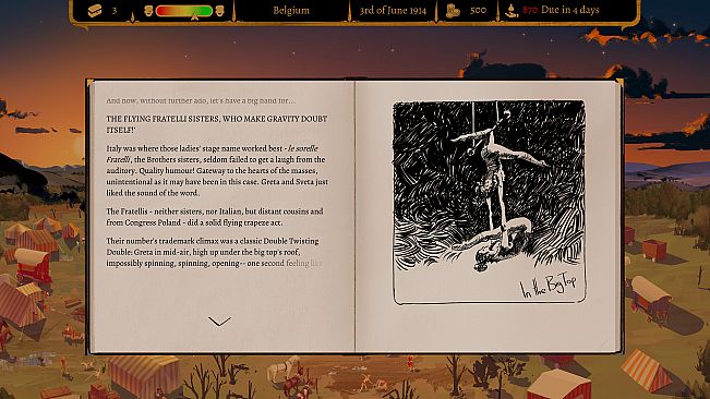 The Great Sassanelli – An Interactive Novel