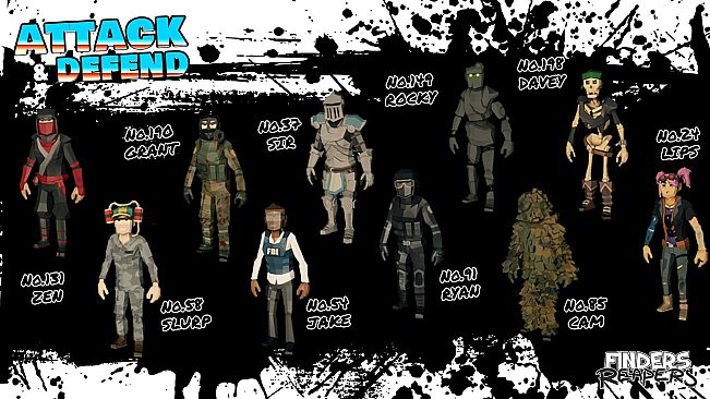 Finders Reapers - Attack & Defend Character Pack