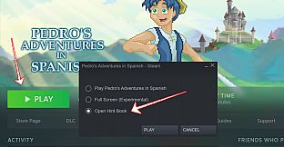 Pedro's Adventures in Spanish - Hint Book