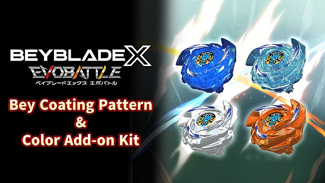 BEYBLADE X EVOBATTLE BEY COATING PATTERN & COLOR ADD-ON KIT