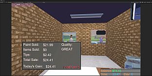 Paint Desk Simulator