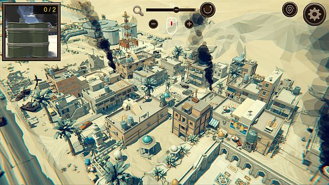 Hidden Desert War Top-Down 3D