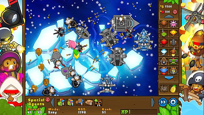 Bloons TD 5 - Navy Monkey Buccaneer Skin